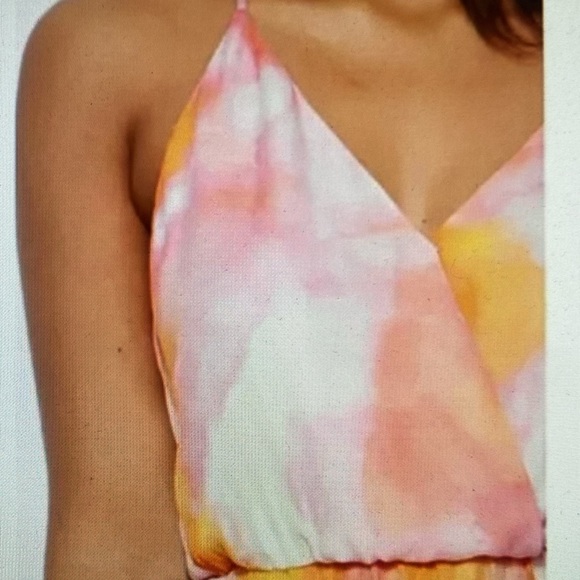 PARKER Keisha Sleeveless Summer Dress in Tie-Dyed Silk Blend - Picture 9 of 11